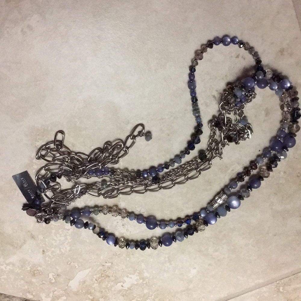 White House Black Market beaded belt NWT